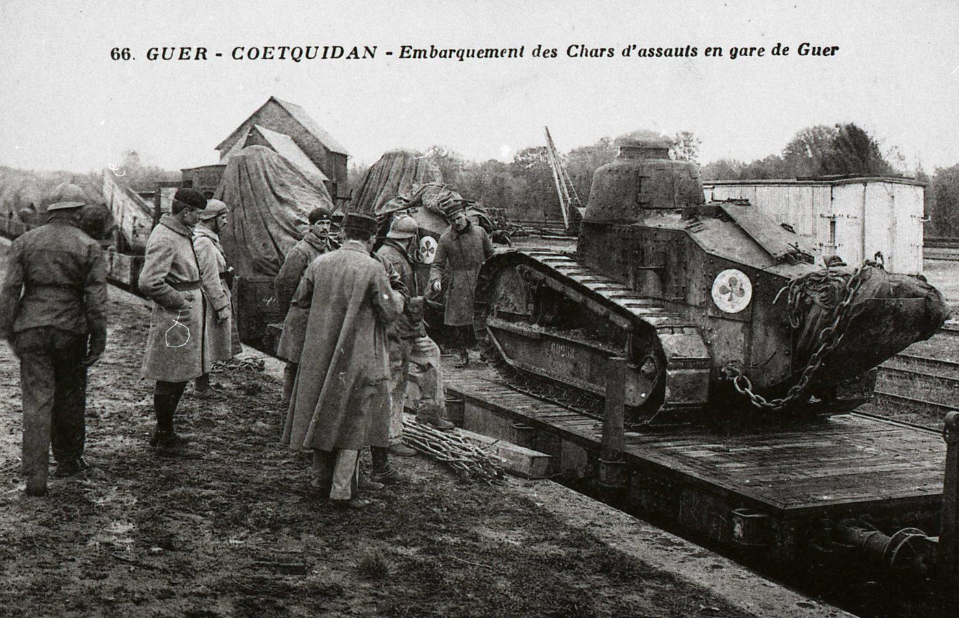 A Renault FT tank around 1917
