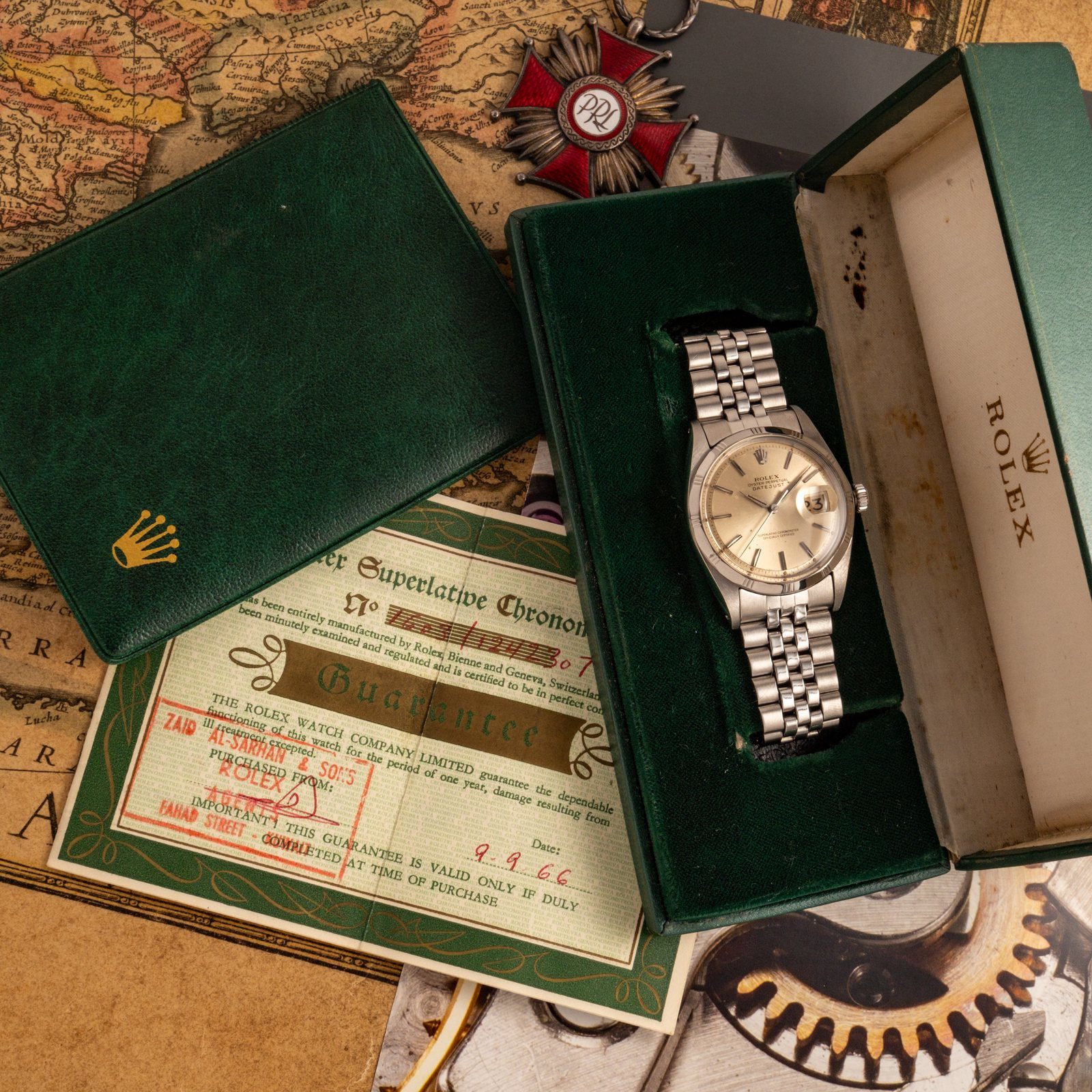 Datejust 1603 with its original box and papers